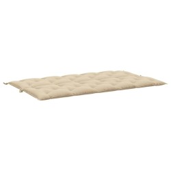 Coussin de banc de jardin beige 180x(50+50)x7 cm tissu oxford 