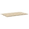 Coussin de banc de jardin beige 180x(50+50)x7 cm tissu oxford 