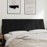 Coussin de tête de lit noir 160 cm velours 