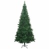 Arbre de Noël artificiel pré-éclairé et boules L 240 cm vert 