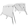 Toit bimini à 3 arceaux parois latérales 183x(170-182)x137 cm 