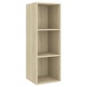 Ensemble de meubles TV 3 pcs Chêne sonoma Bois d'ingénierie 