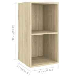 Ensemble de meubles TV 3 pcs Chêne sonoma Bois d'ingénierie 