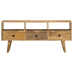 Meuble TV 110x36x50 cm Bois massif de manguier 