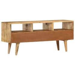 Meuble TV 110x36x50 cm Bois massif de manguier 