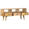 Meuble TV 110x36x50 cm Bois massif de manguier 
