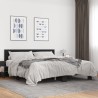 Cadre de lit sans matelas noir 180x200 cm 