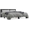 Cadre de lit sans matelas noir 180x200 cm 