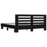 Cadre de lit sans matelas noir 180x200 cm 