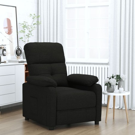 Fauteuil inclinable Noir Tissu 