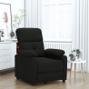 Fauteuil inclinable Noir Tissu 