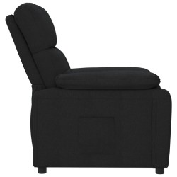 Fauteuil inclinable Noir Tissu 