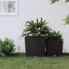 Jardinière et intérieur amovible marron 37 /64 L rotin PP 