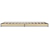Cadre de lit sans matelas chêne sonoma 75x190 cm 