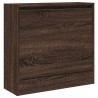 Armoire à chaussures chêne marron 60x21x57 cm bois d'ingénierie 