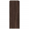 Armoire à chaussures chêne marron 60x21x57 cm bois d'ingénierie 