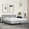 Cadre de lit sans matelas sonoma gris 160x200 cm 