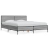 Cadre de lit sans matelas sonoma gris 160x200 cm 