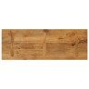Dessus de table 160x50x3,8cm rectangulaire bois massif manguier 