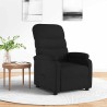 Fauteuil inclinable Noir Tissu 