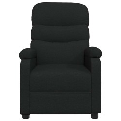Fauteuil inclinable Noir Tissu 