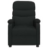 Fauteuil inclinable Noir Tissu 