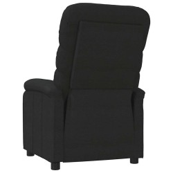 Fauteuil inclinable Noir Tissu 