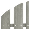 Chaises de jardin Adirondack avec table bois de sapin gris 