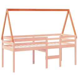 Toit de lit pour enfants 209x95,5x88 cm bois de pin massif 