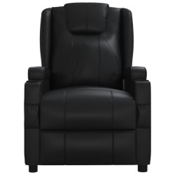 Fauteuil inclinable Noir Similicuir 
