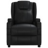 Fauteuil inclinable Noir Similicuir 