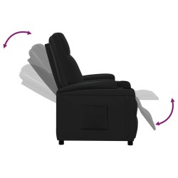 Fauteuil inclinable Noir Similicuir 
