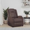 Fauteuil inclinable Marron Similicuir 