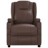 Fauteuil inclinable Marron Similicuir 