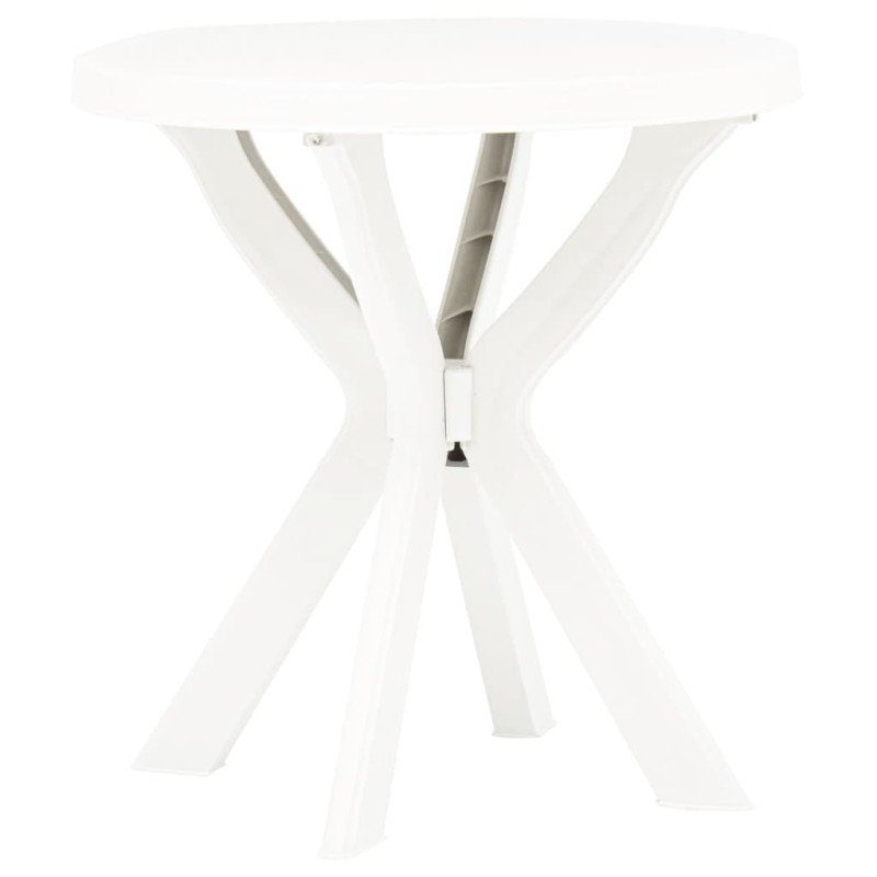 Table de bistro Blanc Ø70 cm Plastique Table de bistro Blanc Ø70 cm Plastique