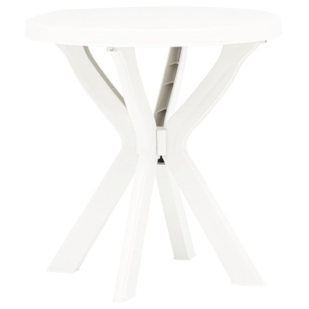 Table de bistro Blanc Ø70 cm Plastique 