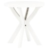 Table de bistro Blanc Ø70 cm Plastique 