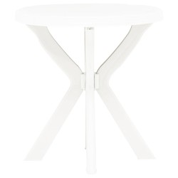 Table de bistro Blanc Ø70 cm Plastique 