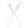 Table de bistro Blanc Ø70 cm Plastique 