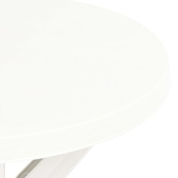 Table de bistro Blanc Ø70 cm Plastique 