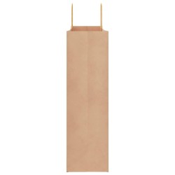 Sacs en papier 250 pcs avec poignées marron 54x15x49 cm 