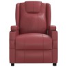 Fauteuil inclinable Rouge bordeaux Similicuir 
