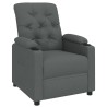 Fauteuil inclinable Gris foncé Tissu 