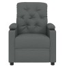 Fauteuil inclinable Gris foncé Tissu 