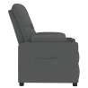 Fauteuil inclinable Gris foncé Tissu 