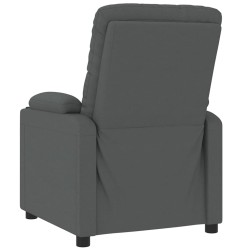 Fauteuil inclinable Gris foncé Tissu 