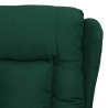 Fauteuil inclinable Vert foncé Tissu 