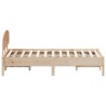 Cadre de lit sans matelas 135x190 cm bois de pin massif 