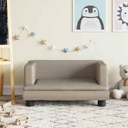 Canapé pour enfants cappuccino 60x40x30 cm similicuir 