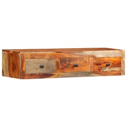 Table console murale 100x25x20 cm Bois massif 